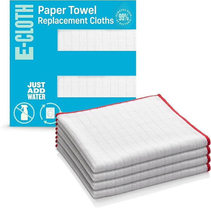 E-Cloth Paper Towel Replacement Cloth, Premium Microfiber Cleaning Cloth by E-Cloth