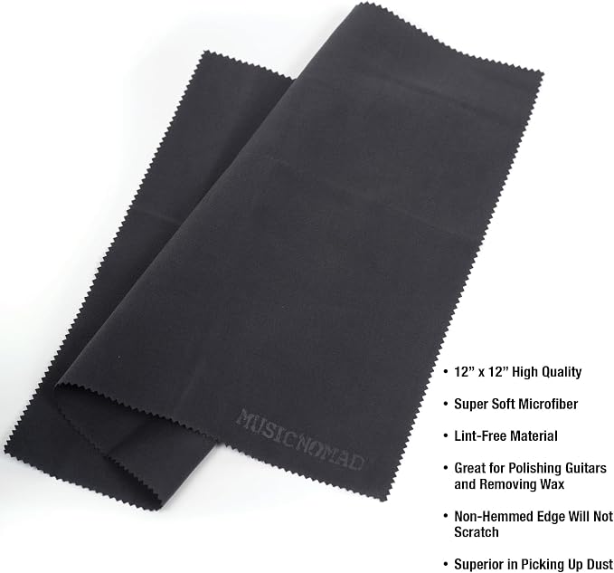 MusicNomad Guitar ONE All-in-1 Cleaner, and Wax and Microfiber Polishing Cloth - Image 3