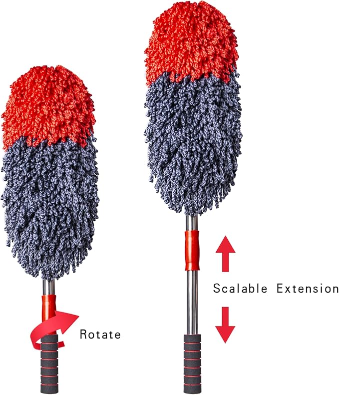 Soft Microfiber Car Duster Exterior Scratch Free Multipurpose Duster - Image 2