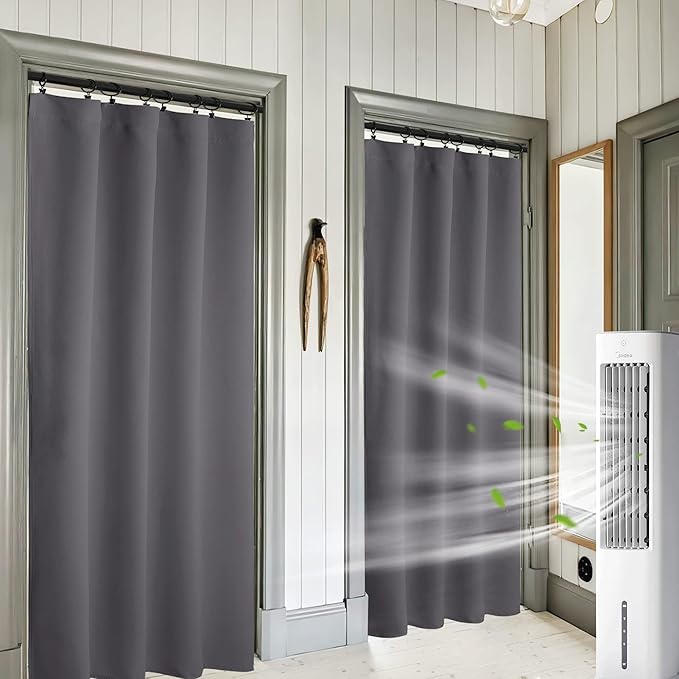 RYB HOME Blackout Curtains for Living Room, Large Window Shades for Bay Window - Image 5