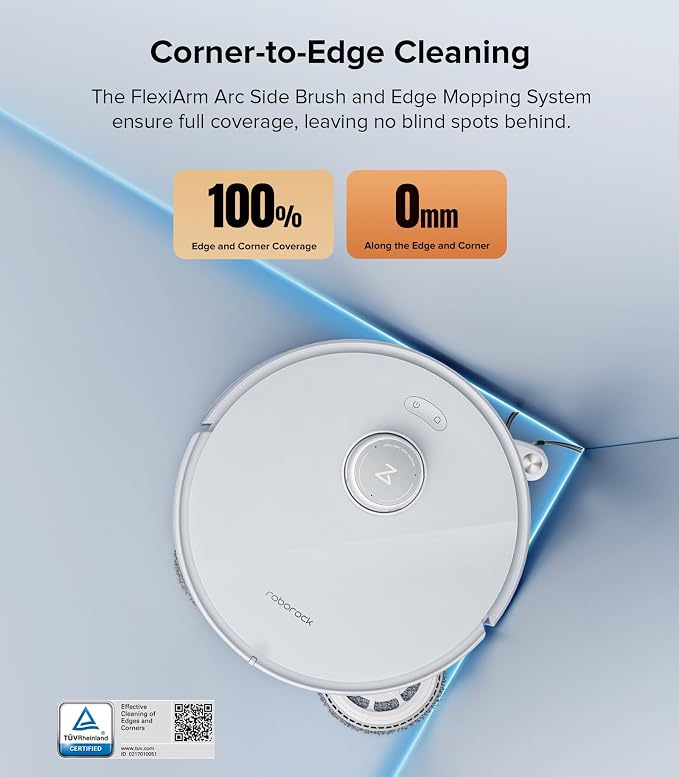 roborock Qrevo Edge Robot Vacuum and Mop, 500Pa Suction, Zero-Tangling - Image 6