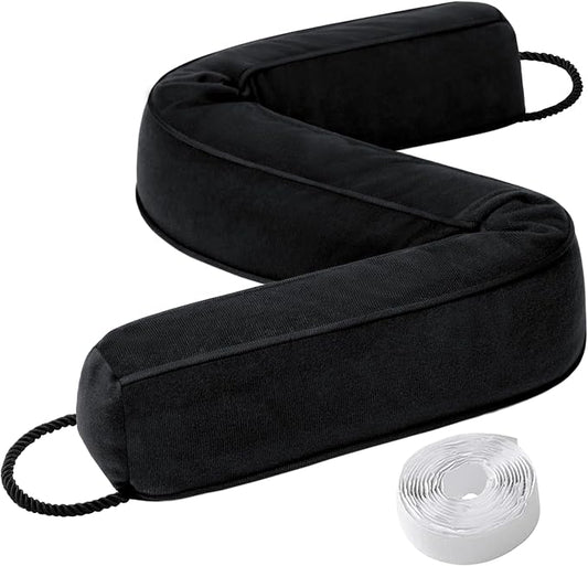 Weighted Door Draft Stopper for Front Door, for Exterior, Back Door, Fits Door by Comfyanno