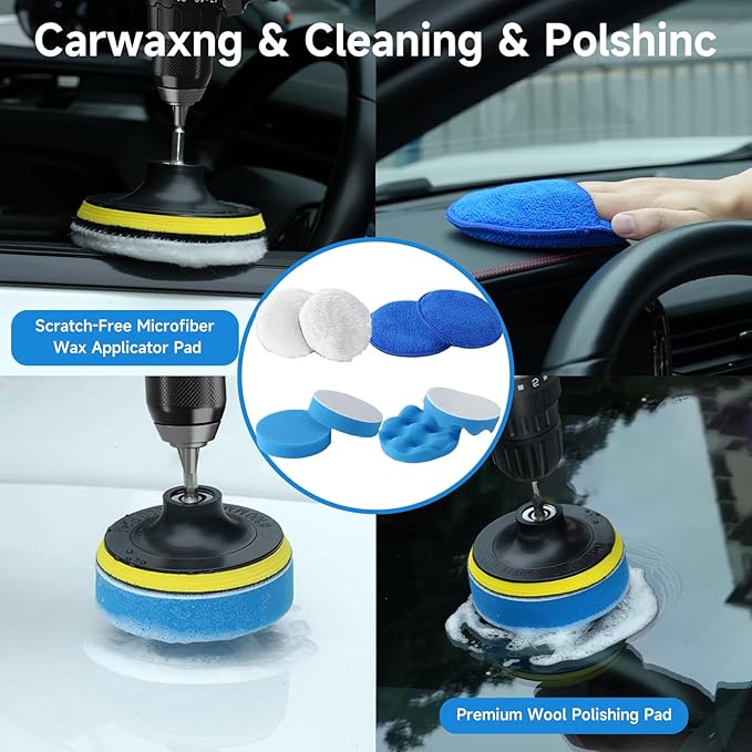 36Pcs Car Detailing Kit, Car Detailing Brush Set, Car Cleaning Kit, Auto - Image 6