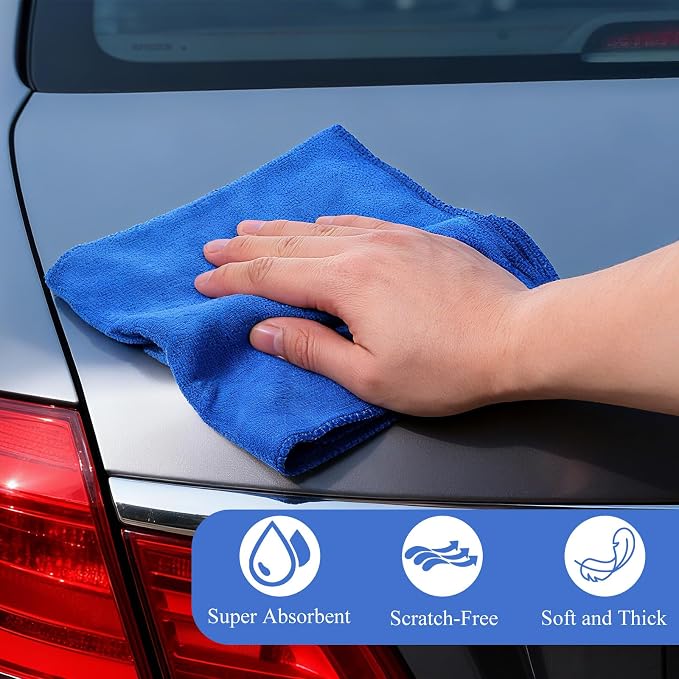 SHENLI 30Pack Edgeless Microfiber Towels - Image 3