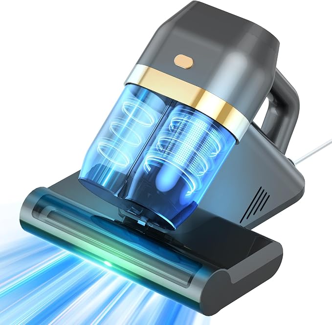 Mattress Vacuum Cleaner with 149°F Heat, 16KPa Powerful Suction, 253.7nm U V-C by Unknown