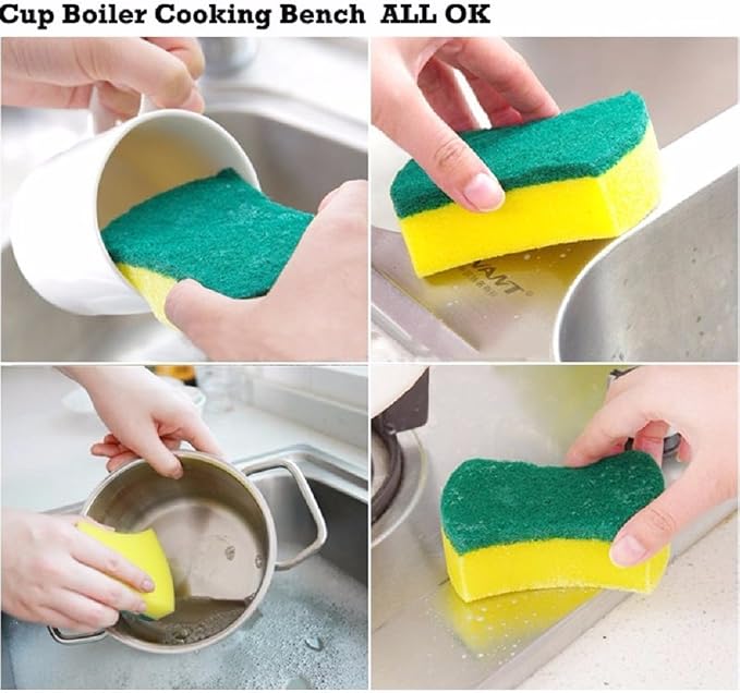 Kitchen Cleaning Sponge, Eco Non-scratch - Image 2