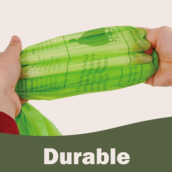 Compost Bags 4-5 Gallon with Handles Tie Extra Thick 0.78 Mils Wastebasket - Image 5