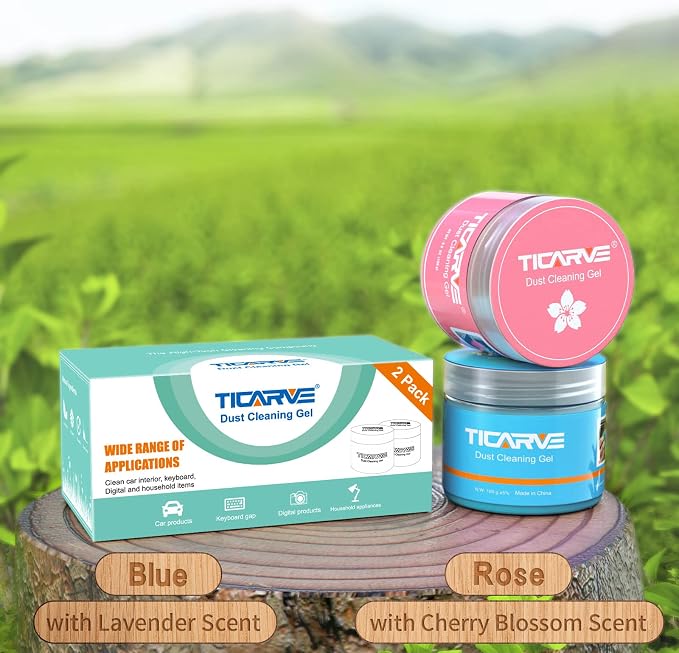 TICARVE 2Pack Cleaning Gel Car Putty Slime - Image 4