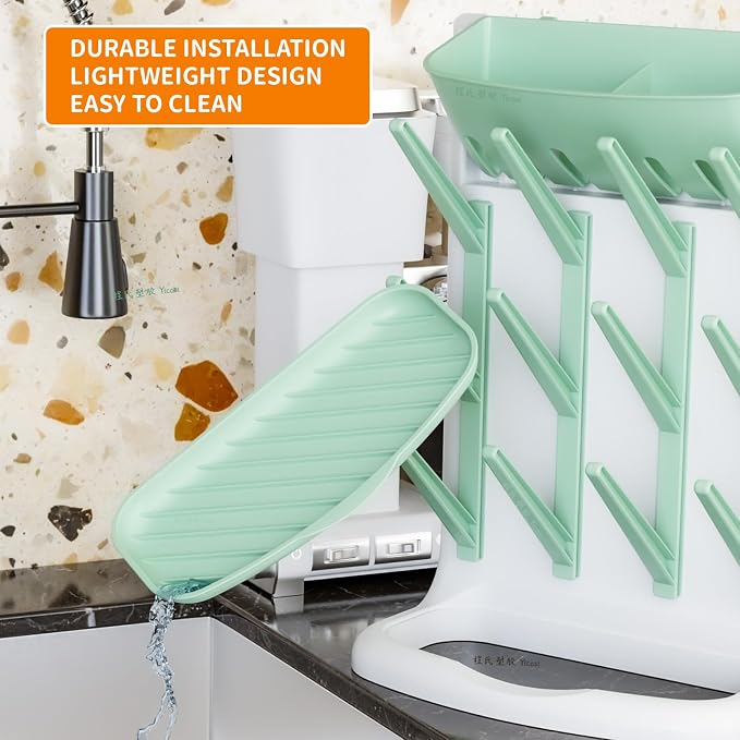 Yieach Larger Vertical Space Saving Drying Rack Baby Bottle - Image 7