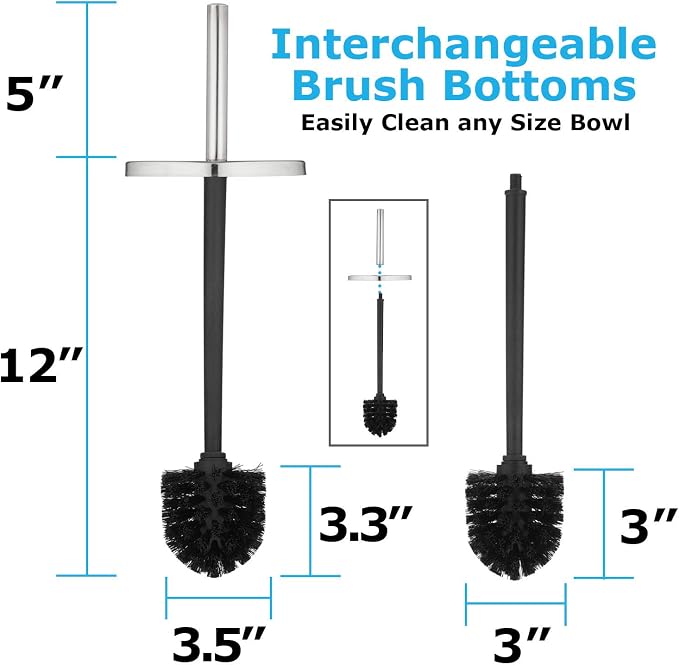 Blue Donuts Toilet Brush and Plunger Set - Image 5
