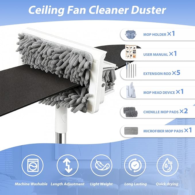 Ceiling Fan Cleaner Duster - Image 7