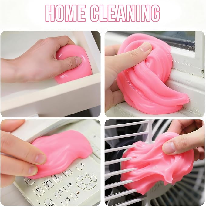 Car Cleaning Gel Car Clean Detailing Putty, Universal Car Interior Cleaner Slime - Image 8