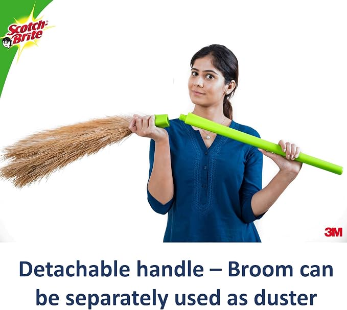 Scotch-Brite No-Dust Fiber Broom - Image 3