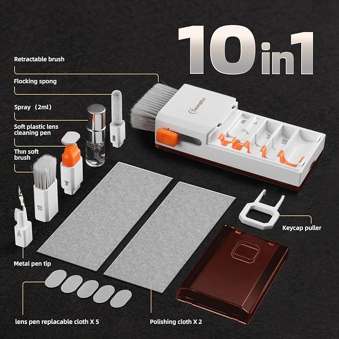 Laptop Screen Keyboard Cleaner Kit, All in 1 Electronics Cleaning Tool - Image 7