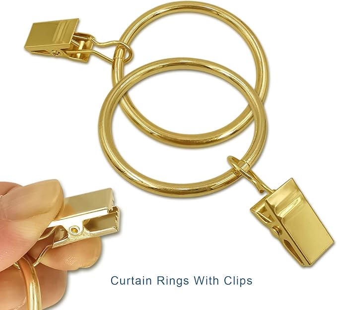 100 Pack Metal Curtain Rings - Image 4