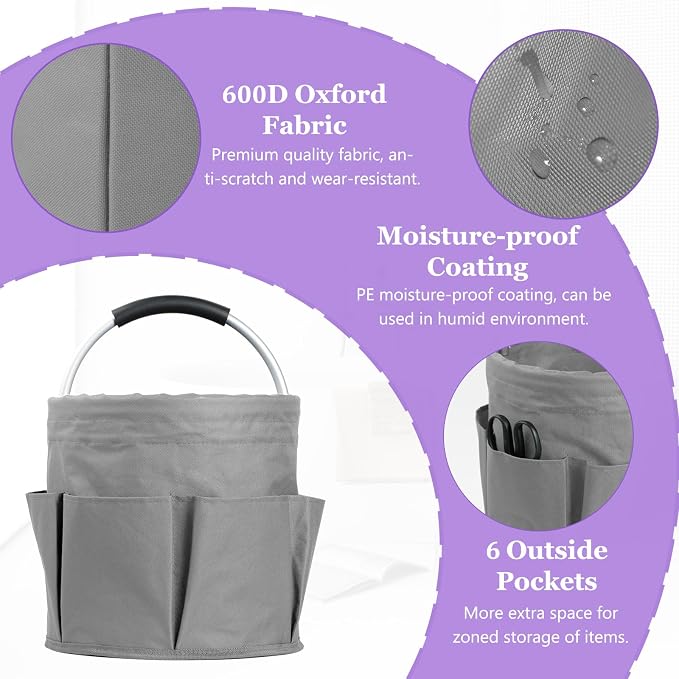 17L Collapsible Cleaning Caddy - Image 8