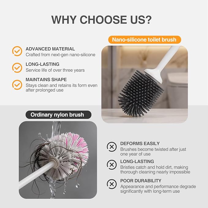 Lefree, 2 in 1 Toilet Brush and Plunger Set - Image 7