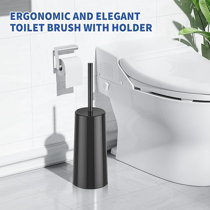 Toilet Brush and Holder, Toilet Brush Stainless Steel, Toilet Bowl Brush - Image 6