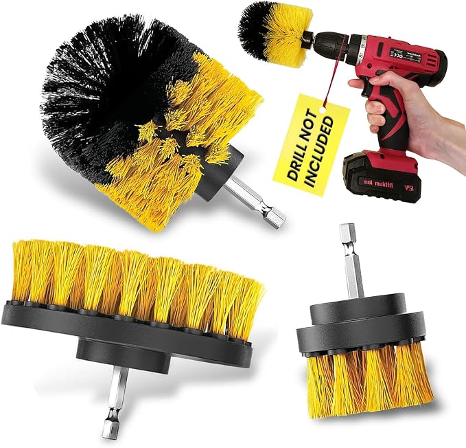 Drill Brush Car Detailing Attachment Set by KTDeals