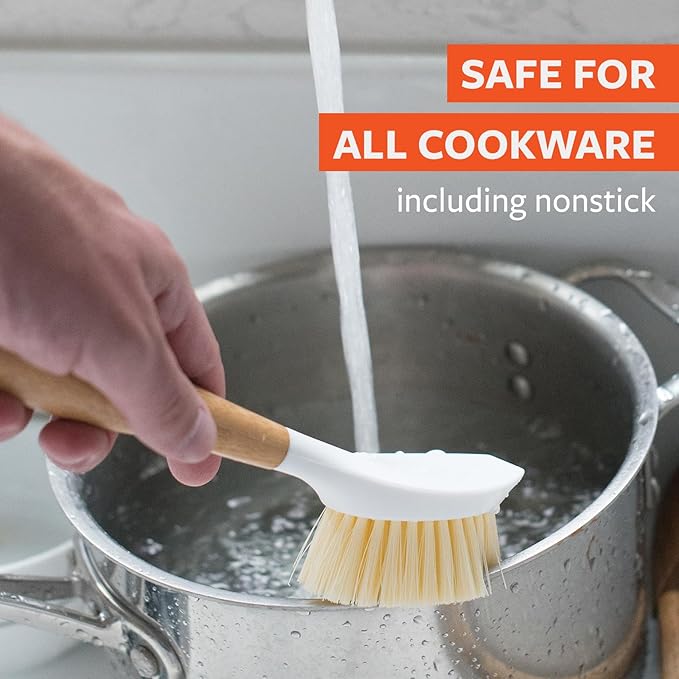Full Circle Be Good-Bamboo Handle Dish Brush–Sustainable Kitchen Cleaning - Image 2