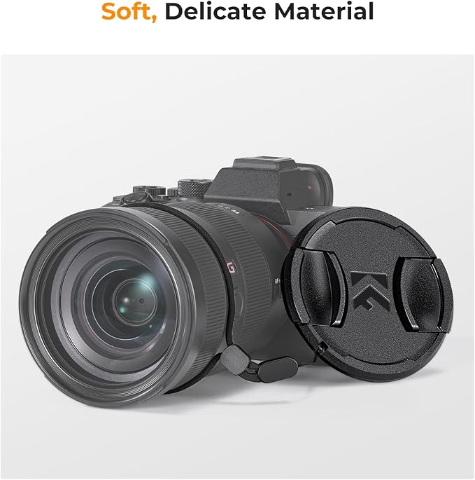K&F CONCEPT 49mm Lens Cap Cover, 4-in-1 Center Pinch Lens Cover - Image 6