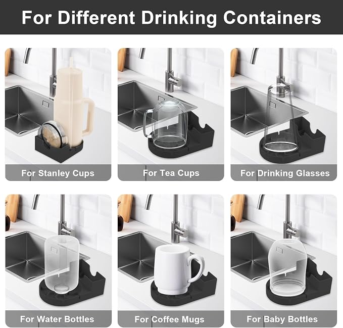 Water Bottle Drying Rack, Silicone Tumbler Drying Rack, Baby Bottle Dryer Holder - Image 2
