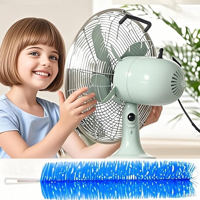 2 Pcs Zylphion Fan Cleaning Brush, Bendable Fan Cleaner Flexible Small Space - Image 5