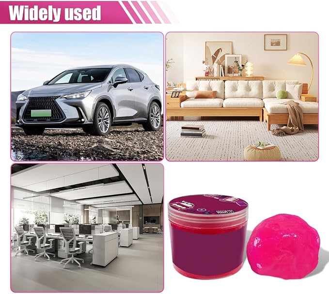 Craedli 2PCS Car Cleaning Gel, Reusable Air Vent Cleaning Putty, Car Interior - Image 6