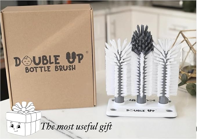 Double Baby Bottle Cleaning Brush Set - Image 11