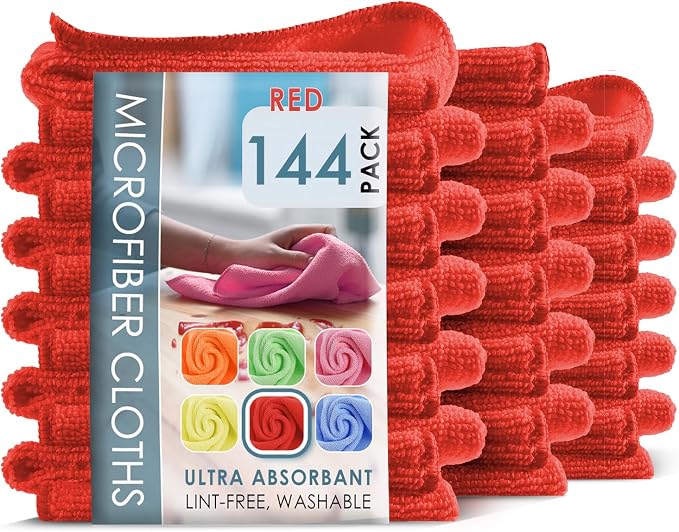 Hearth & Harbor Microfiber Cleaning Cloth, Microfiber Towels by HearthHarbor
