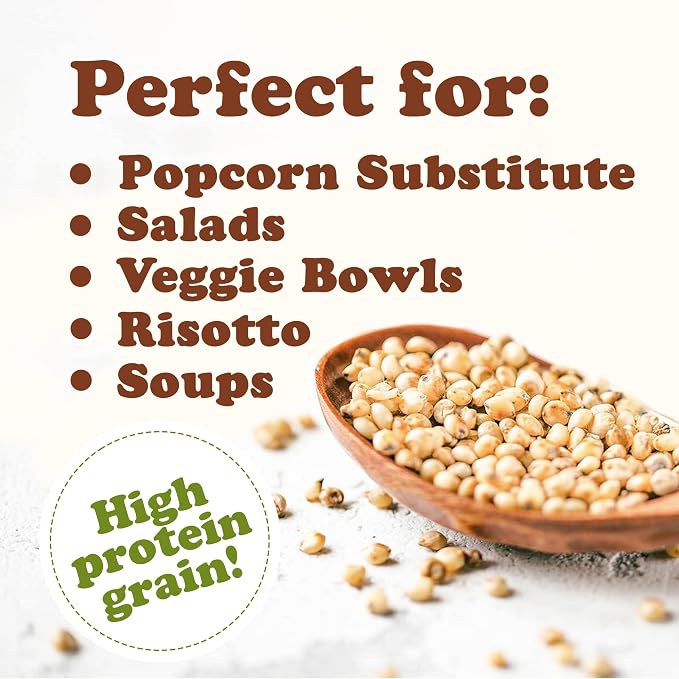 Food to Live Italian White Whole Grain Sorghum, 6 Pounds – Premium White - Image 6