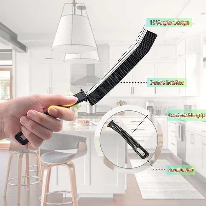 19Pcs Crevice Cleaning Brush Set, Hard Bristle Cleaning Brush，Multi Purpose Gap - Image 3