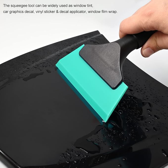 EHDIS Small Squeegee 5 inch Rubber Window Tint Windshield Scraper - Image 7