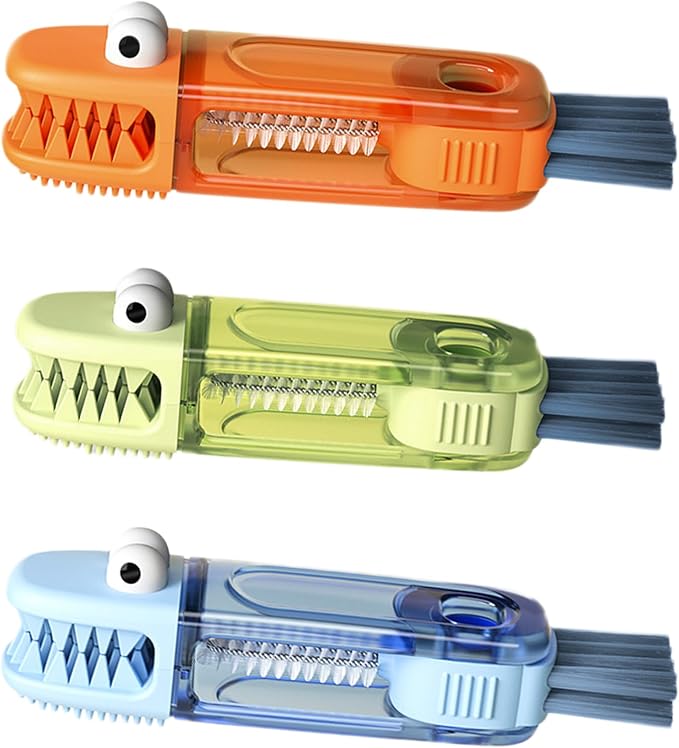 3 Pack 4 in 1 Cup Lid Cleaning Brush Water Bottle Cleaner Brush, Water Bottle by Gmleey