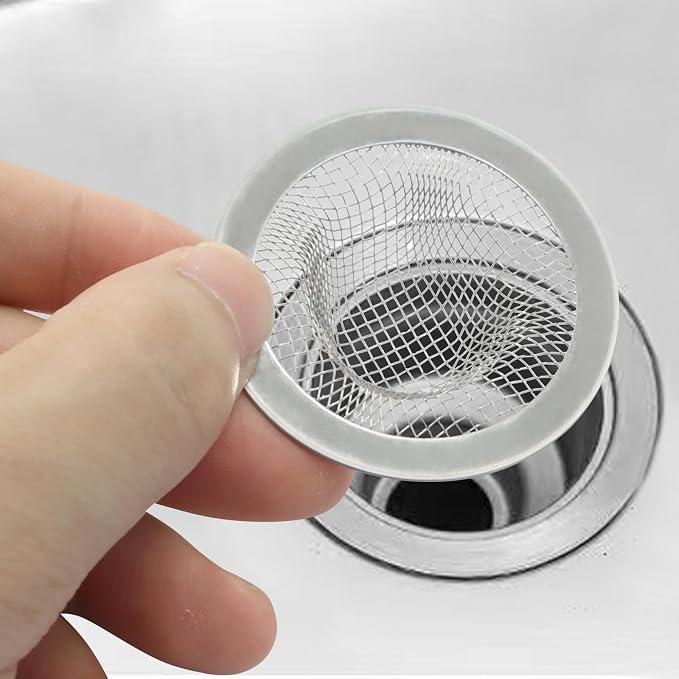4 Pack Heavy Duty Stainless Steel Kitchen Sink Strainer, 2.09" Top / 0.91" Mesh - Image 4
