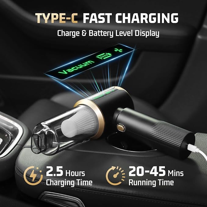 Car Handheld Vacuum Cordless: Car Vacuum Cleaner - Image 4