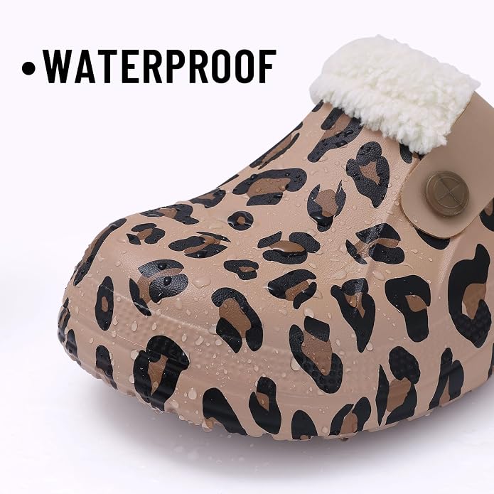 Beslip Classic Fur Lined Clogs Waterproof Winter Fuzzy Slippers - Image 4