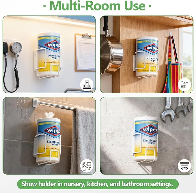 Wall-Mount Wipes Holder, Wipes Dispenser - Image 7