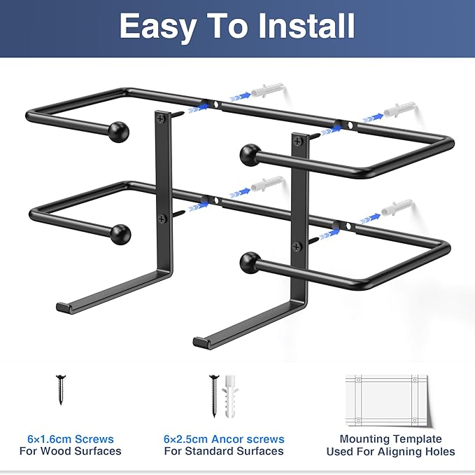 Glove Box Dispenser Wall Mount: Black Holder Organizer - Image 3