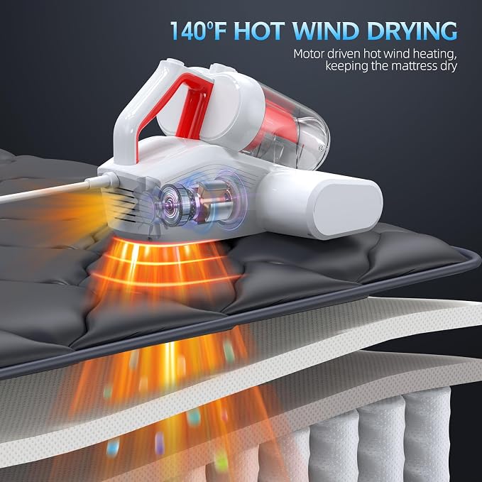 Mattress Vacuum Cleaner, 16Kpa 600W Bed Vacuum Cleaner - Image 5