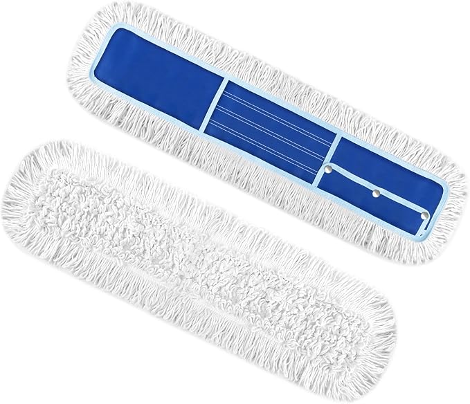 36" Dust Mop Replacement Pad: 2 Pack Fit 36" Commercial Dust Mop/Broom by Ehadoo