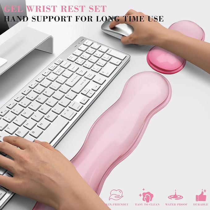 Gel Wrist Rest for Keyboard and Mouse, Wrist Rest for Keyboard, Mouse Wrist - Image 5