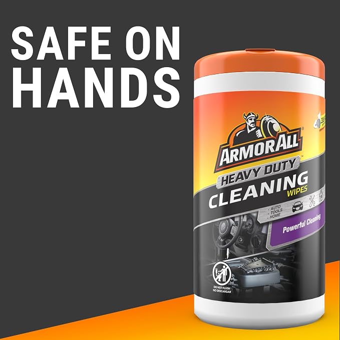 Armor All Heavy Duty Cleaning Wipes, Disposable Car Wipes - Image 7