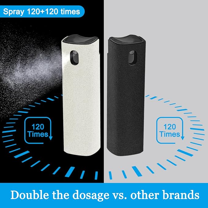 walrfid 2Pcs Laptop Cleaner, Computer Screen Cleaner Spray and Wipe, - Image 5