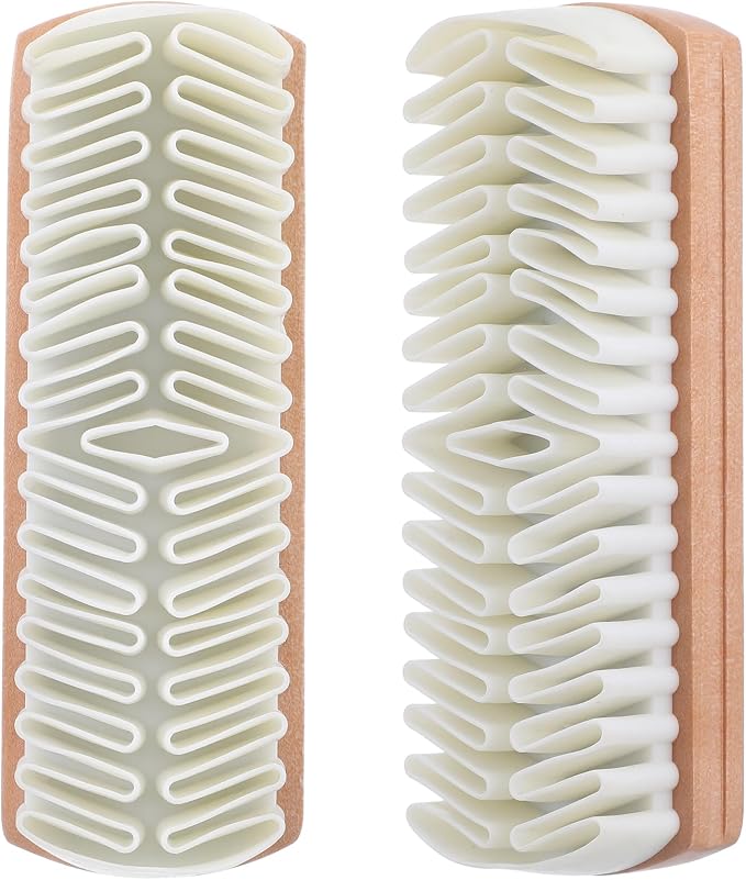 2 Pcs Suede Brushes for Shoes, Crepe Shoe Brush and Eraser by Unknown