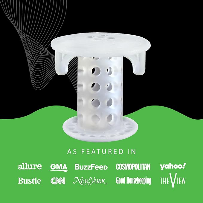 SinkShroom SSCLE988 The Revolutionary Sink Drain Protector Hair - Image 5