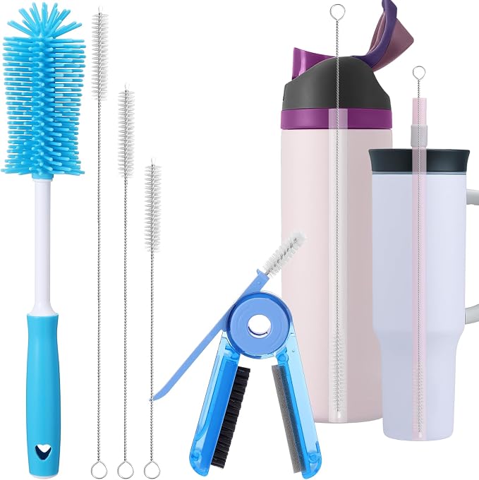 XANGNIER 5 Pcs Water Bottle Cleaner Brush Set by XANGNIER