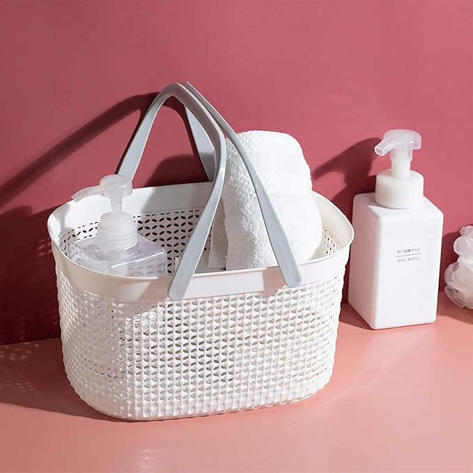 rejomiik Portable Shower Caddy Basket, Plastic Organizer Storage Tote - Image 4
