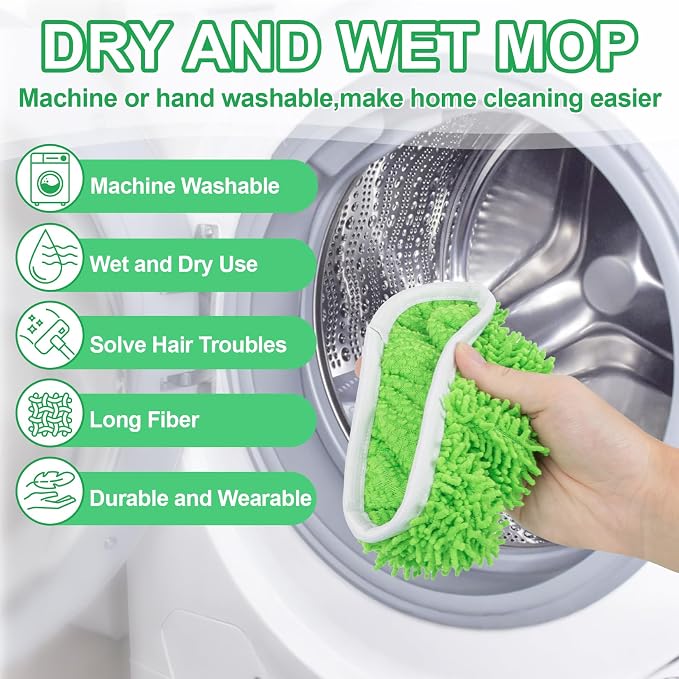 4PCS RAINFLOW Microfiber Mop for Sweeper - Image 6