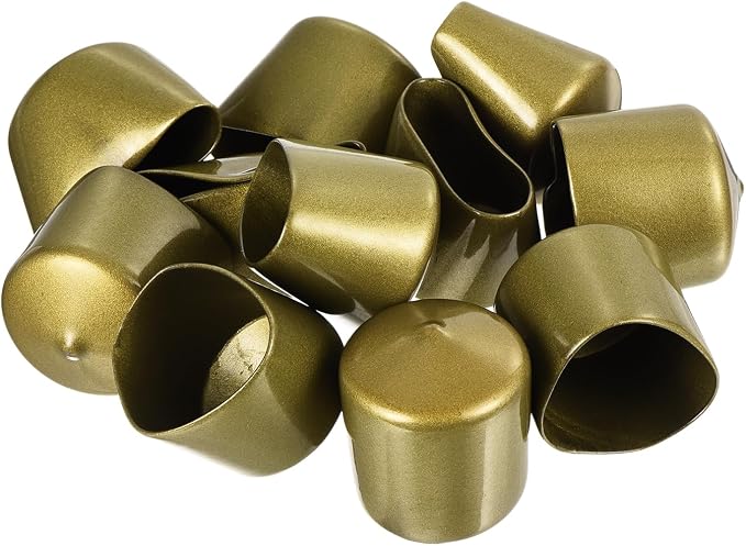 uxcell 20pcs Rubber End Caps 1 3/8" ID Vinyl Round Tube Bolt Cap Cover Thread - Image 4